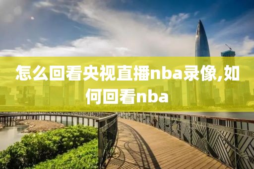 怎么回看央视直播nba录像,如何回看nba
