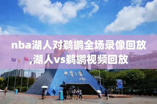 nba湖人对鹈鹕全场录像回放,湖人vs鹈鹕视频回放