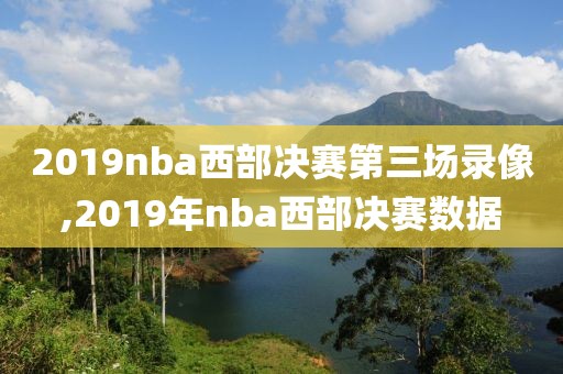 2019nba西部决赛第三场录像,2019年nba西部决赛数据