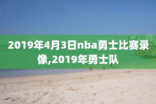 2019年4月3日nba勇士比赛录像,2019年勇士队