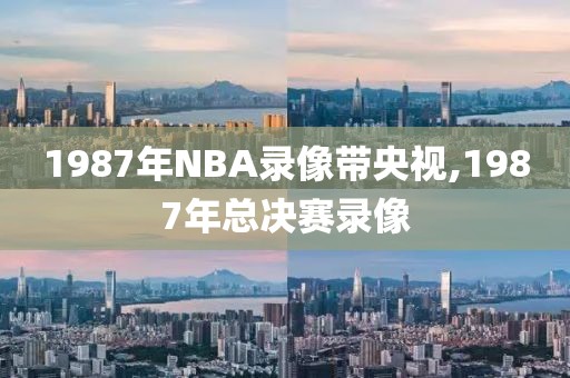 1987年NBA录像带央视,1987年总决赛录像