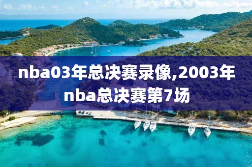 nba03年总决赛录像,2003年nba总决赛第7场